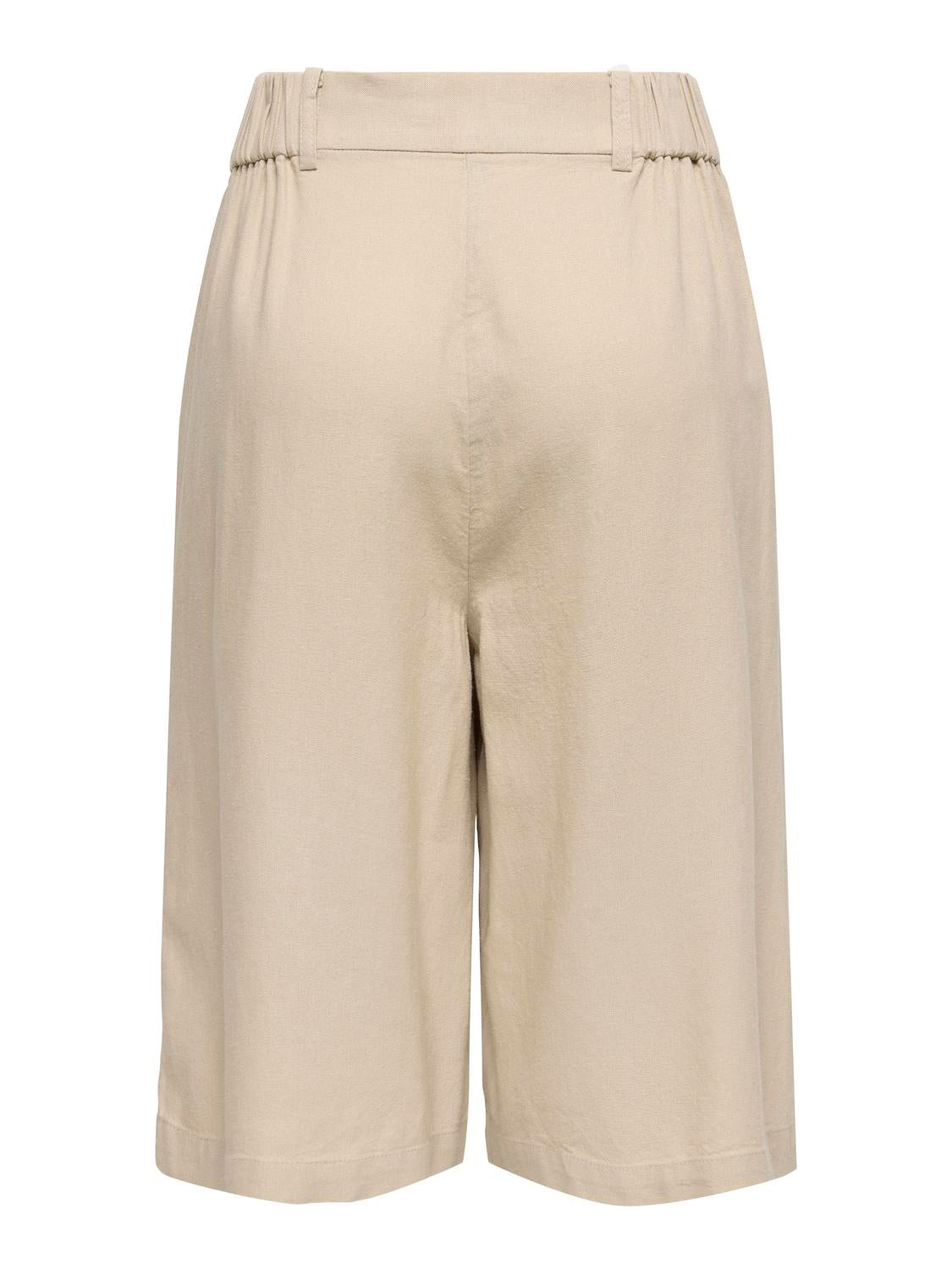 ONLY GOA HW LINEN BL LONG SHORTS CC TLR