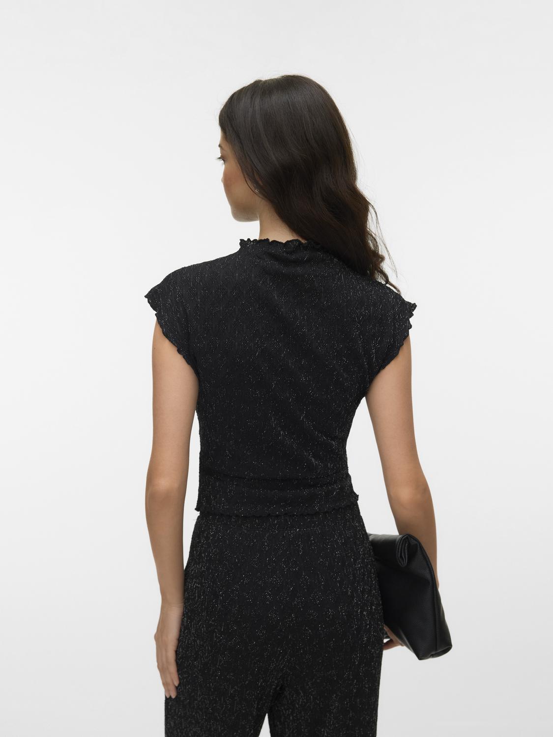 VERO MODA KALI CS MOCK NECK TOP LX JRS