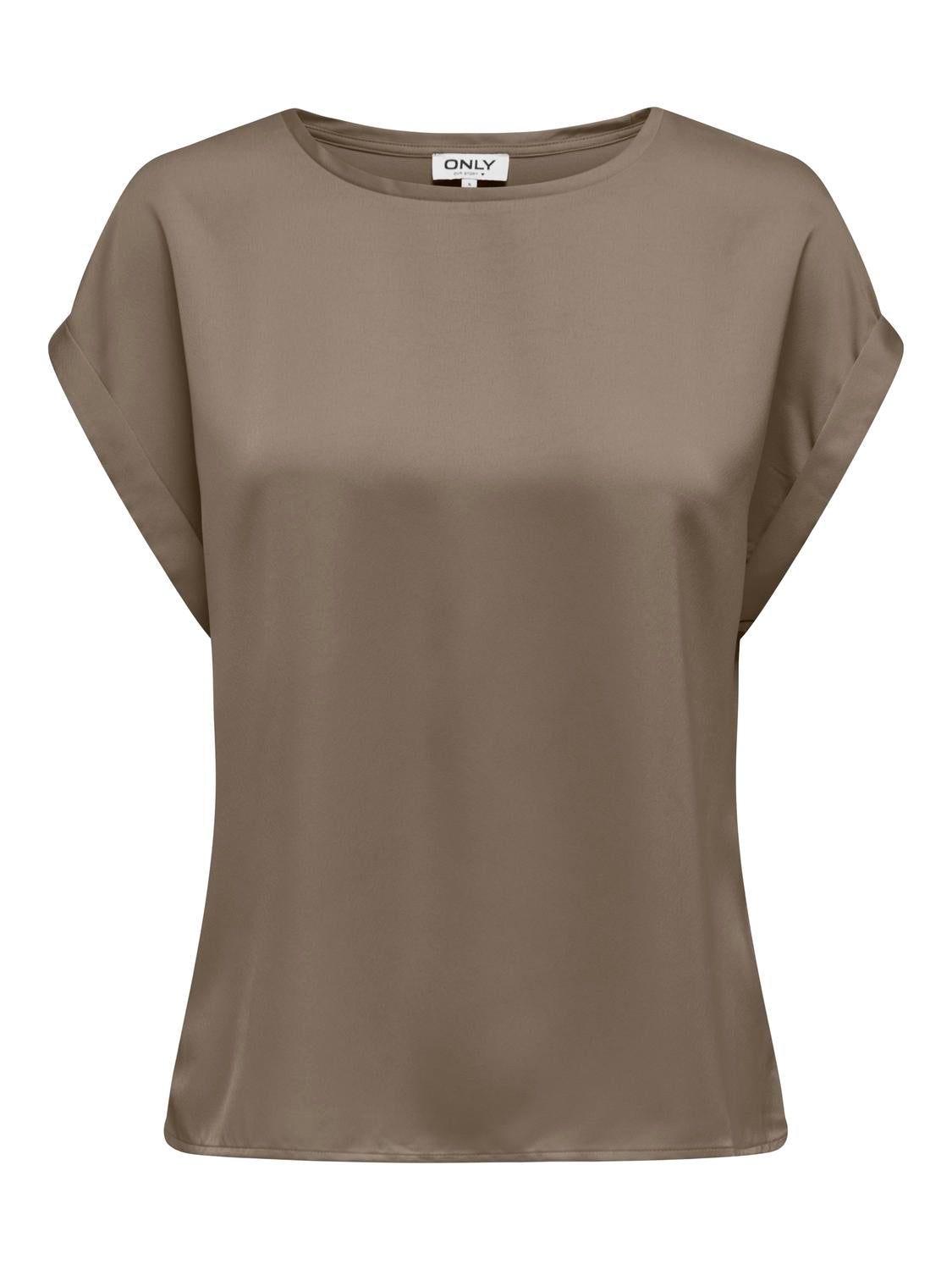 ONLY LIEKE S/S SATIN MIX TOP