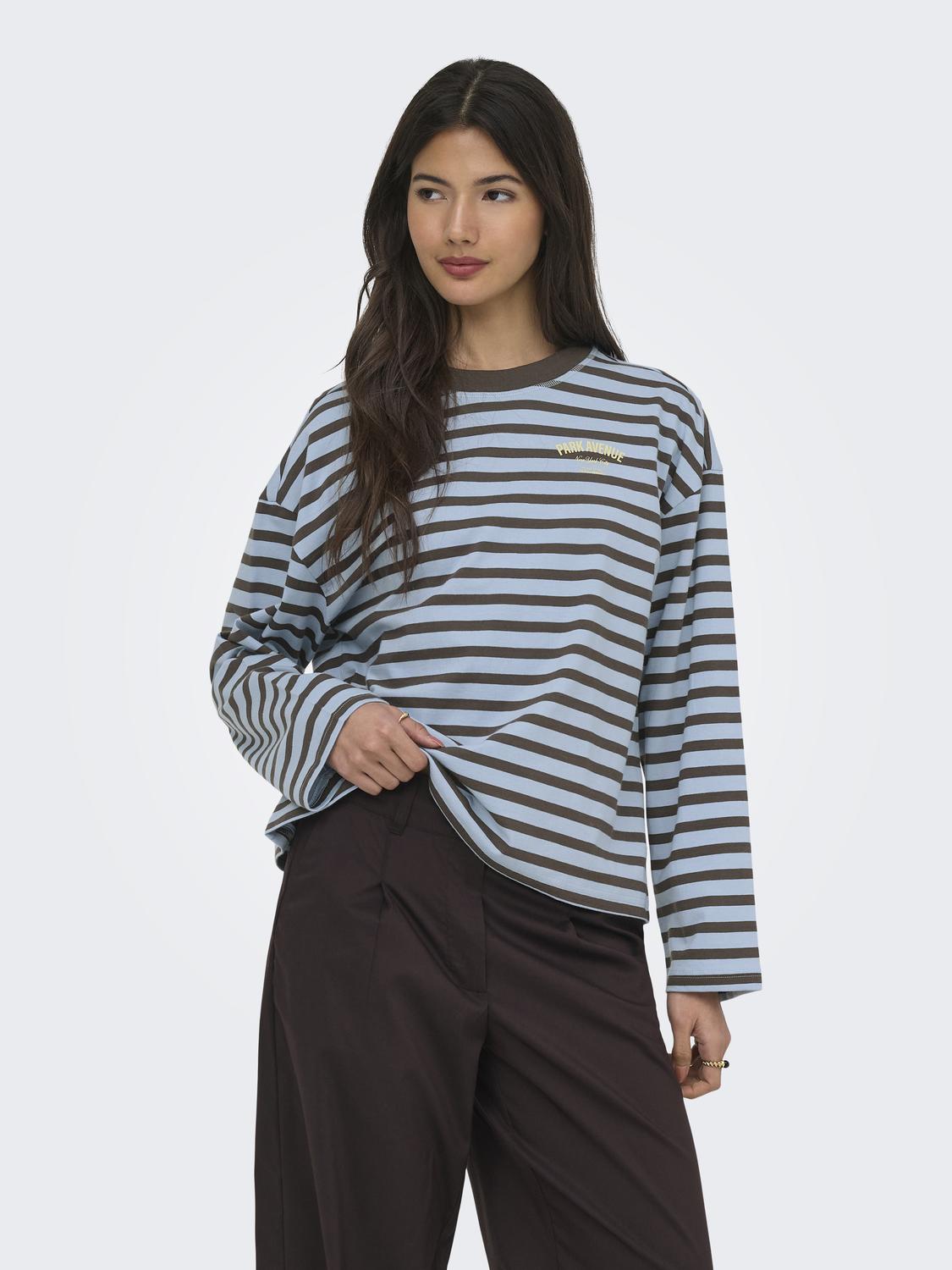 ONLY FREJA L/S STRIPE TOP