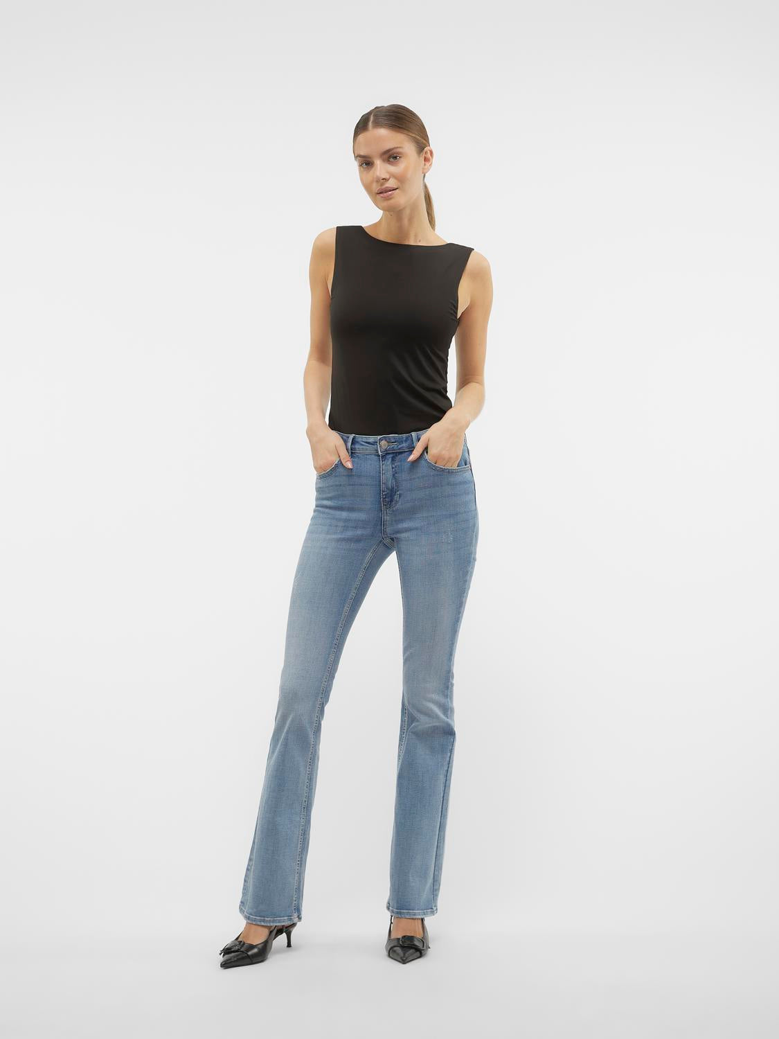 VERO MODA FLASH MR FLARED JEANS
