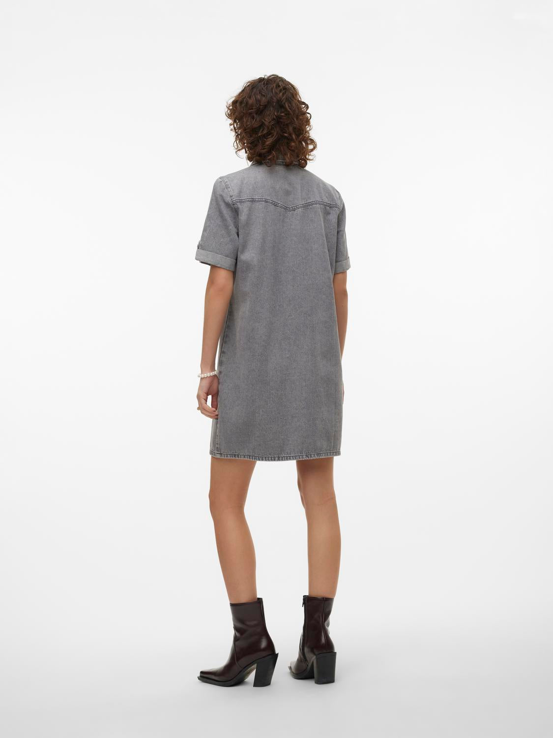 VERO MODA JENNIE SS SHORT DENIM DRESS