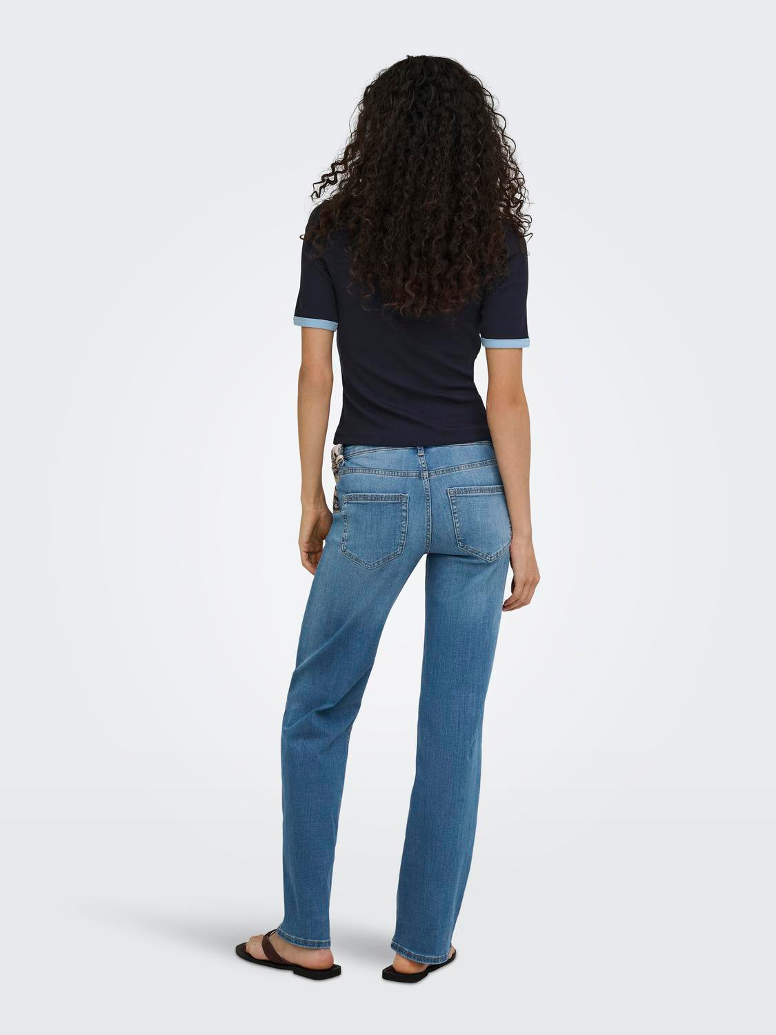 ONLY VAL S/S CONTRAST TOP JRS