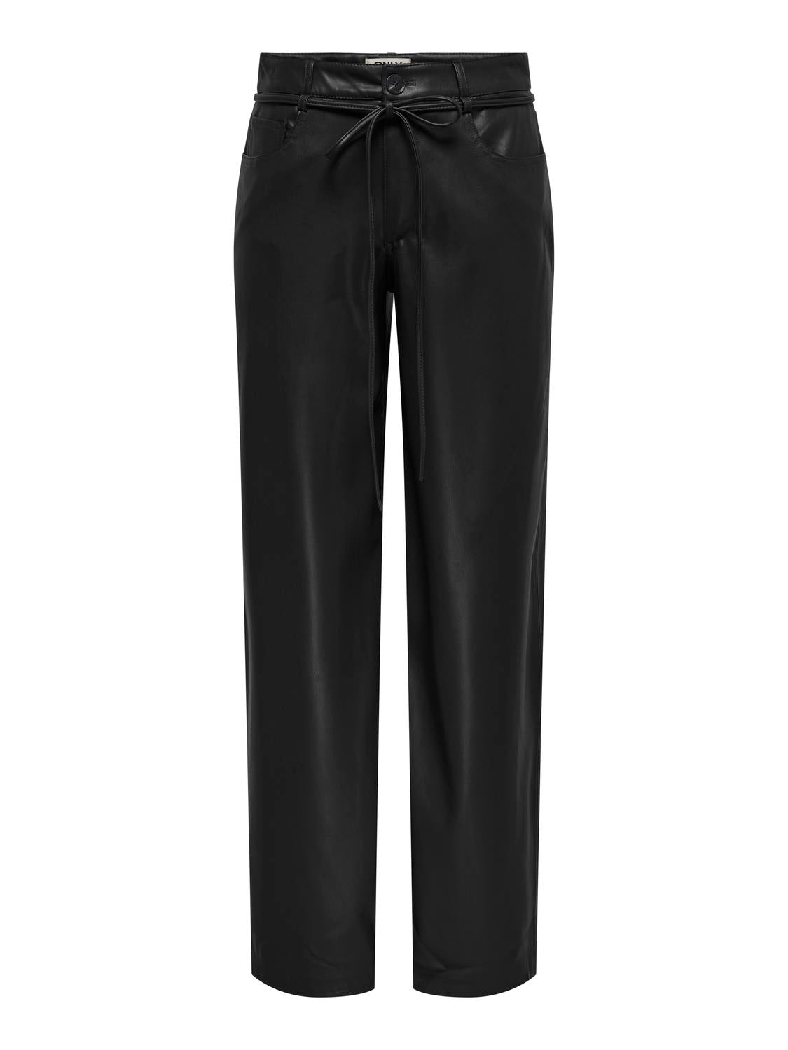 ONLY GIANNA-STORY MW FAUX LEATHER PANT