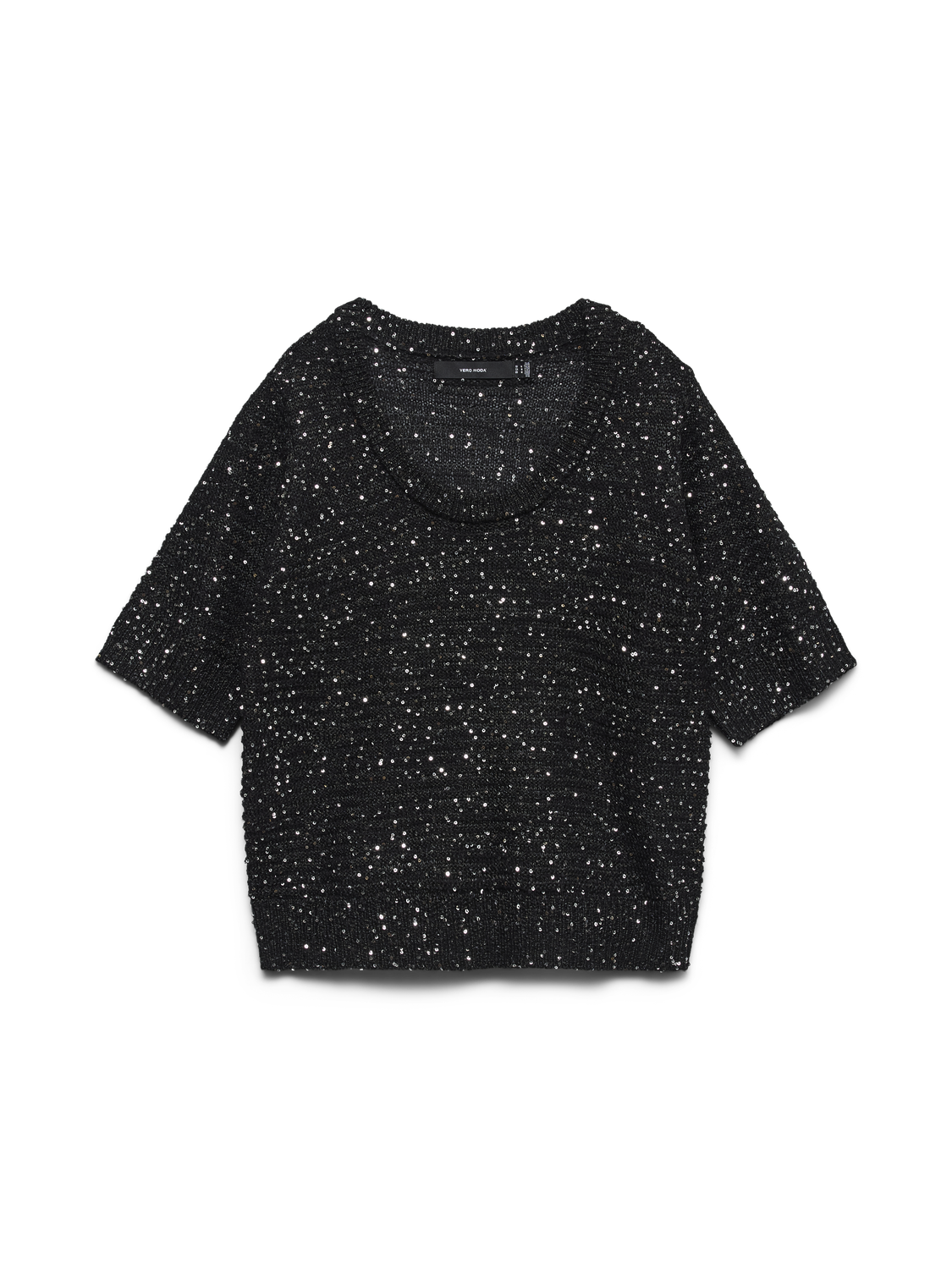 VERO MODA LEILANI STITCH 2/4 U-NECK PULLOVER