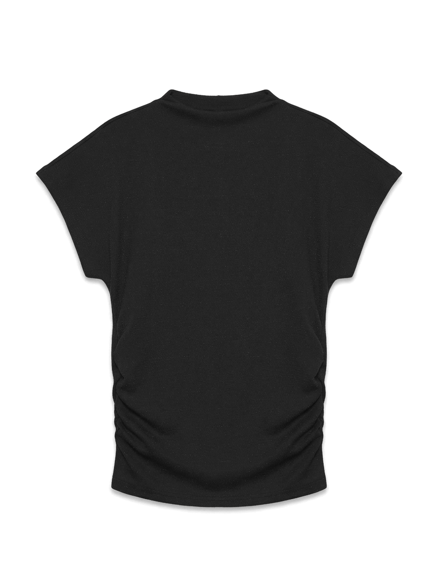 VERO MODA KANVA CAPSLEEVE ROUCHING TOP LX JRS