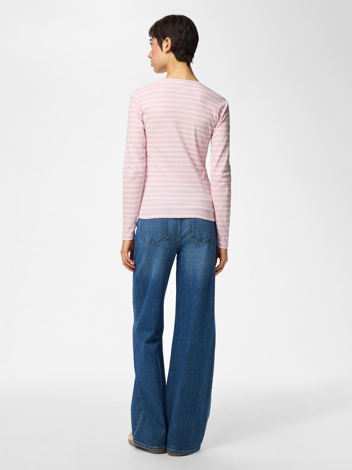 PIECES RUKA LS TOP - ROSEATE