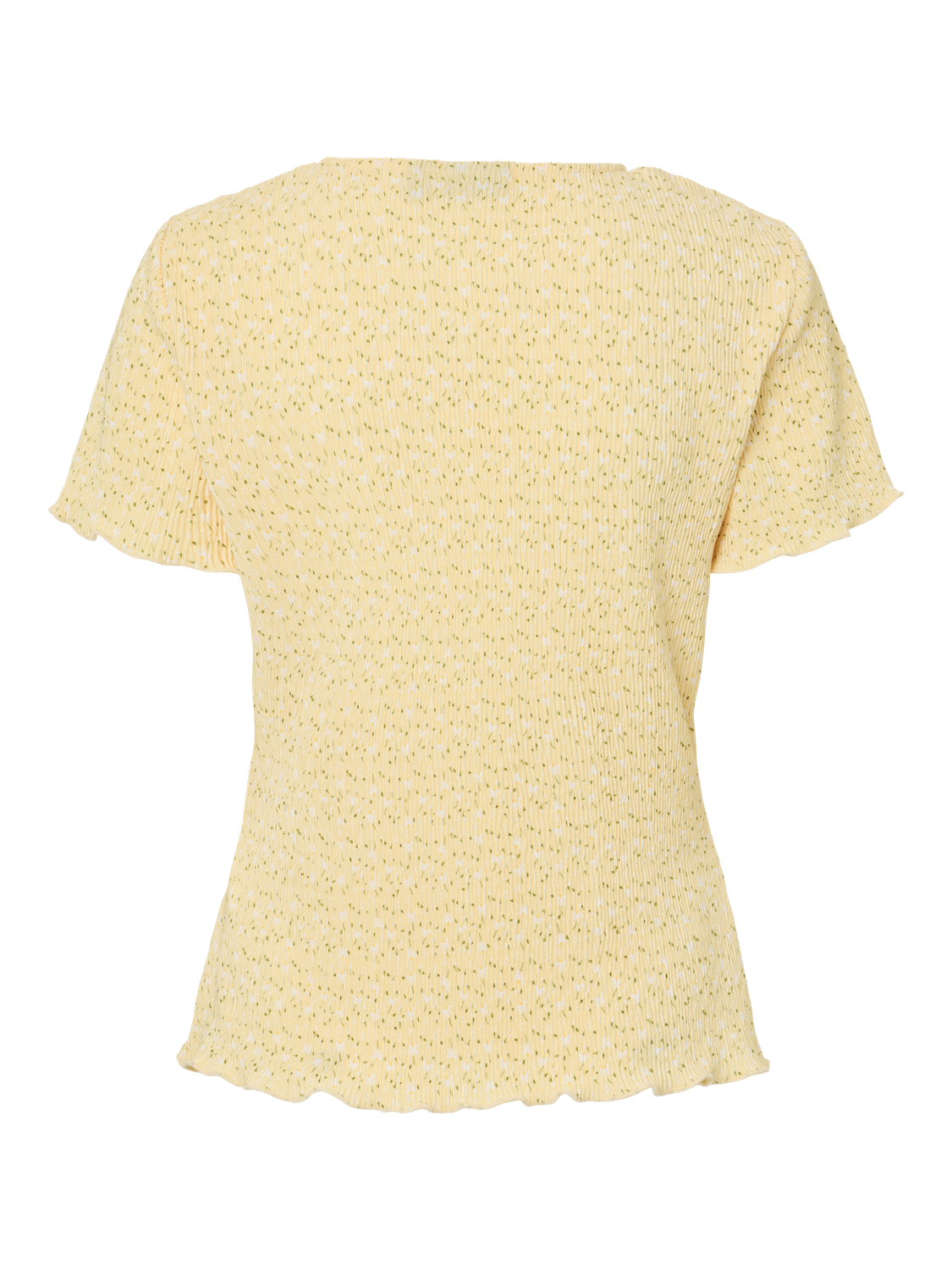 PIECES FLORA SS O-NECK TOP
