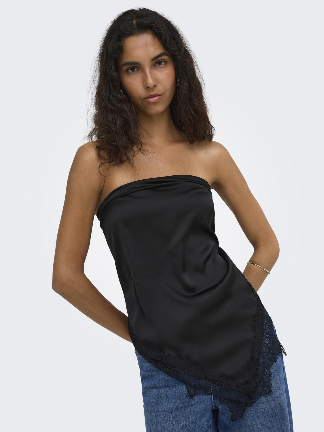 ONLY MENUS LACE SCARF WVN