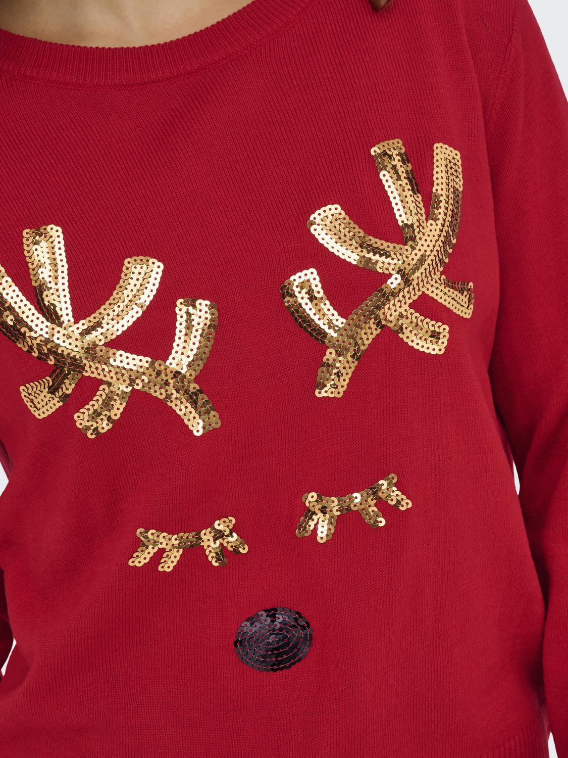 ONLY XMAS SHINE LS ONECK KNT