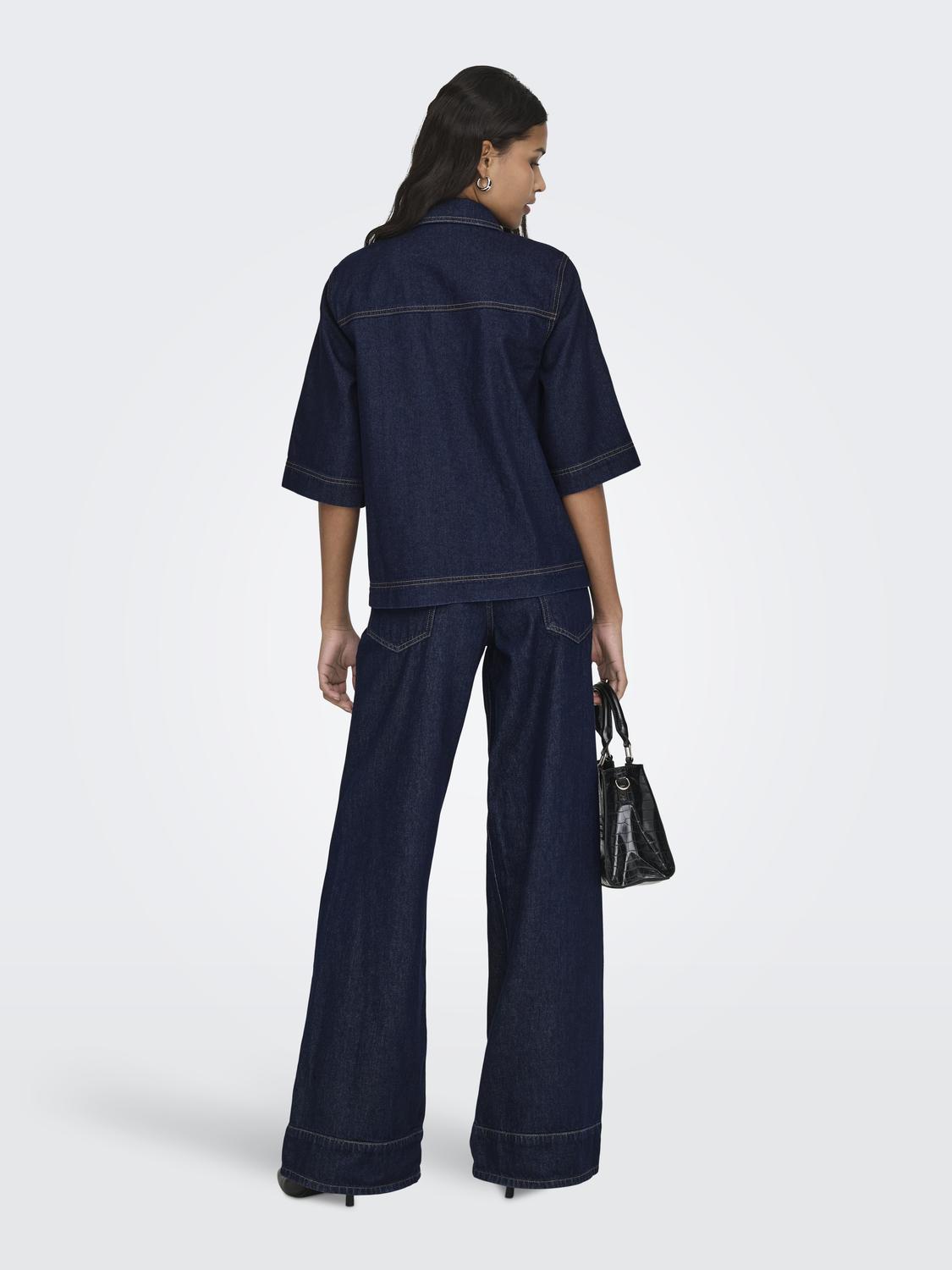 ONLY BELLE S/S SHIRT DNM