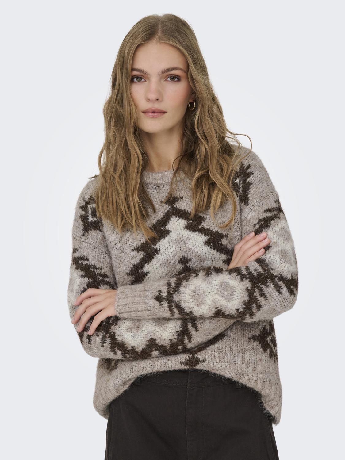 ONLY LAZU LS JQ O-NECK CC KNT