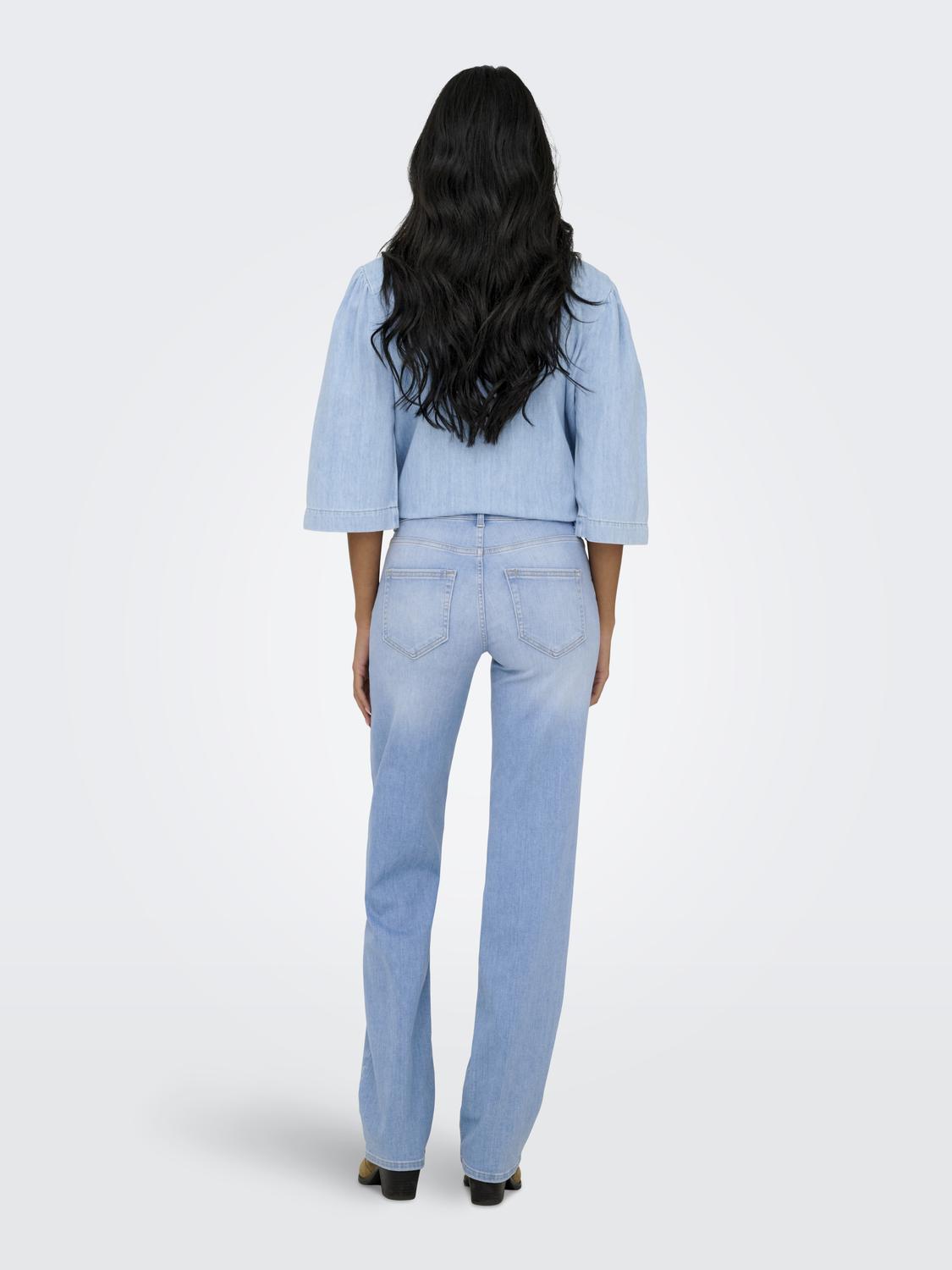 ONLY BLUSH MID STRAIGHT DNM