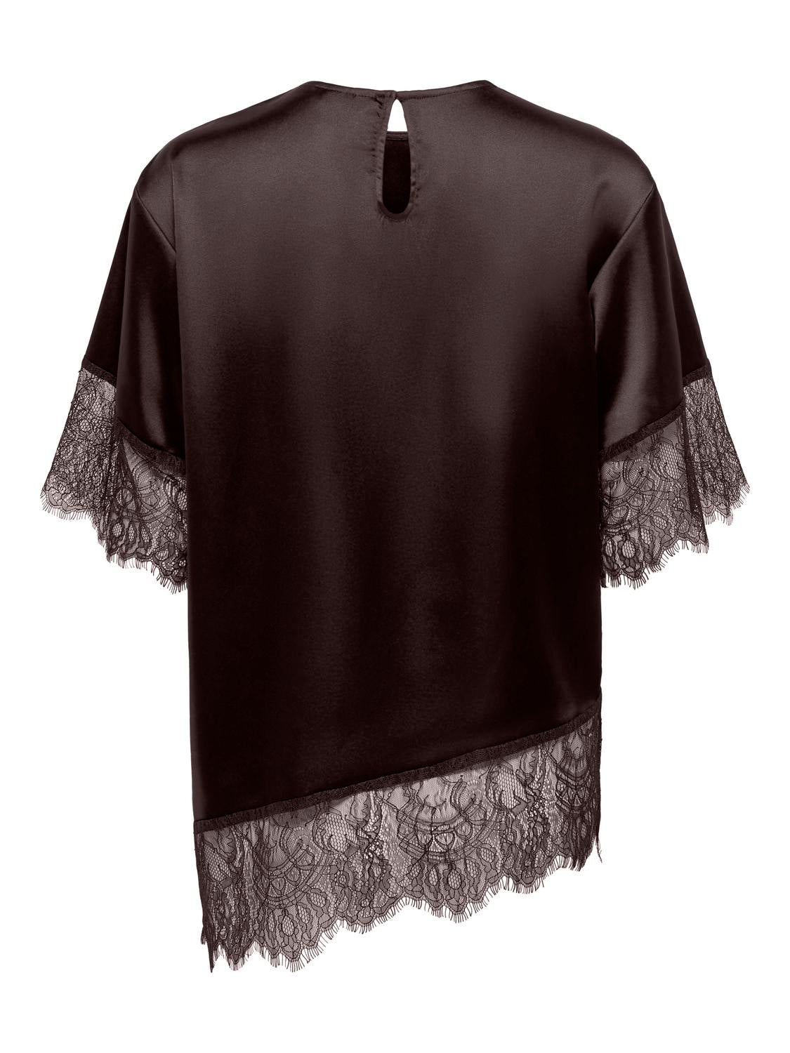 ONLY INDONA 2/4 SATIN LACE TOP WVN