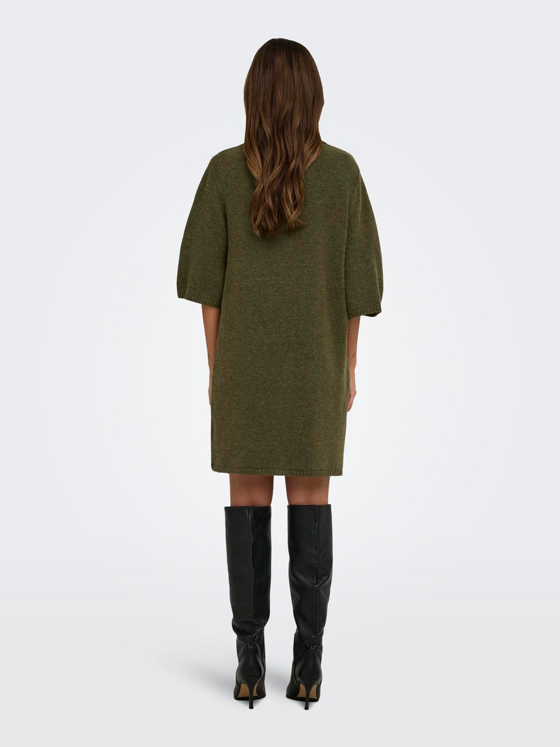 ONLY ALIVIA 2/4 COLLAR DRESS KNT