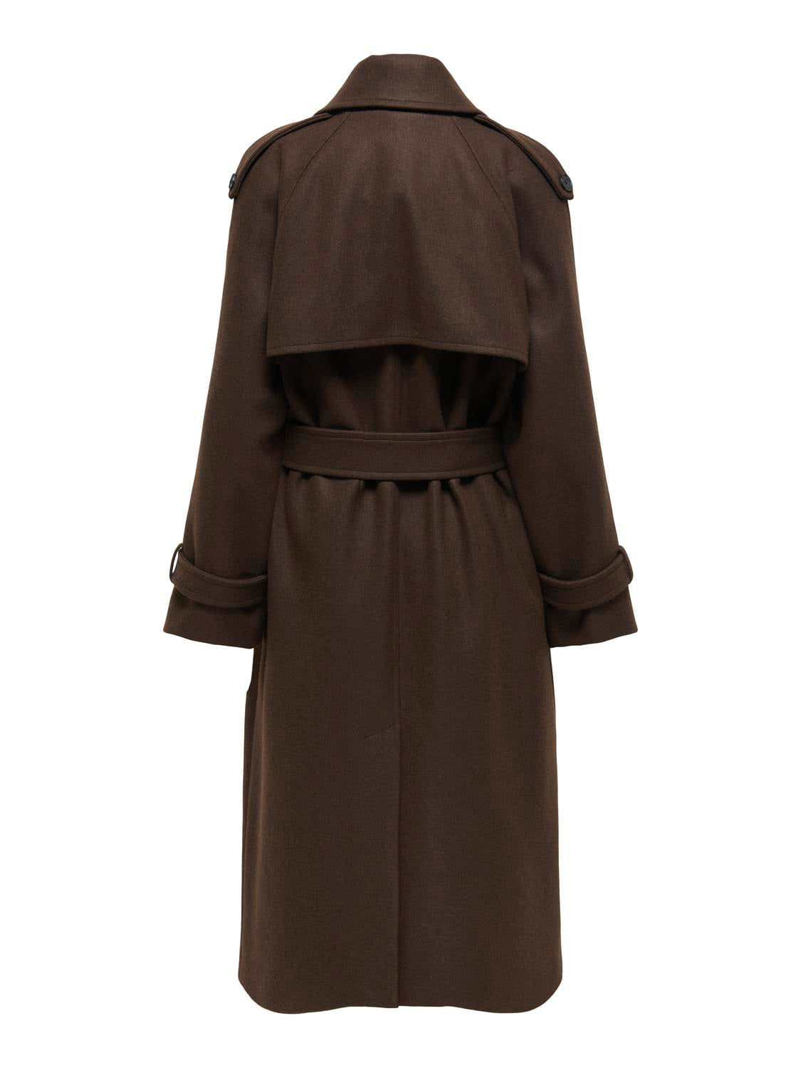 ONLY DEAR-TRILLION LONG BELT COAT PNT NOOS