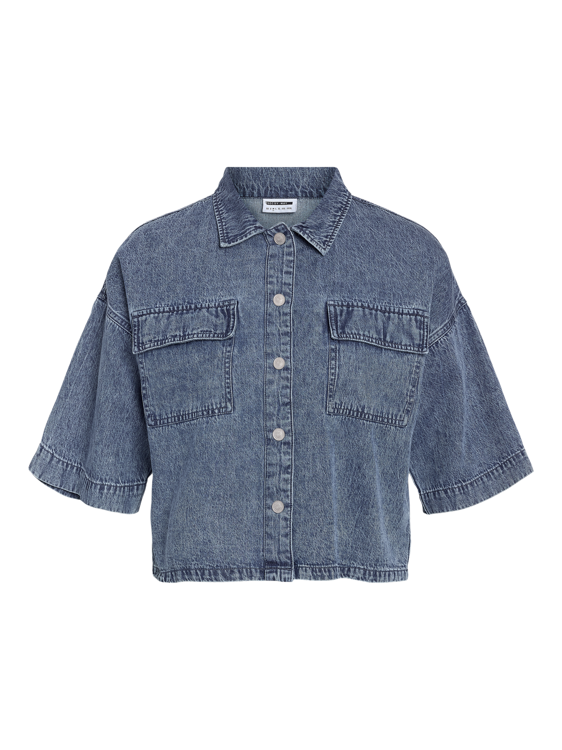 NOISY MAY ENZA S/S REG CROP SHIRT