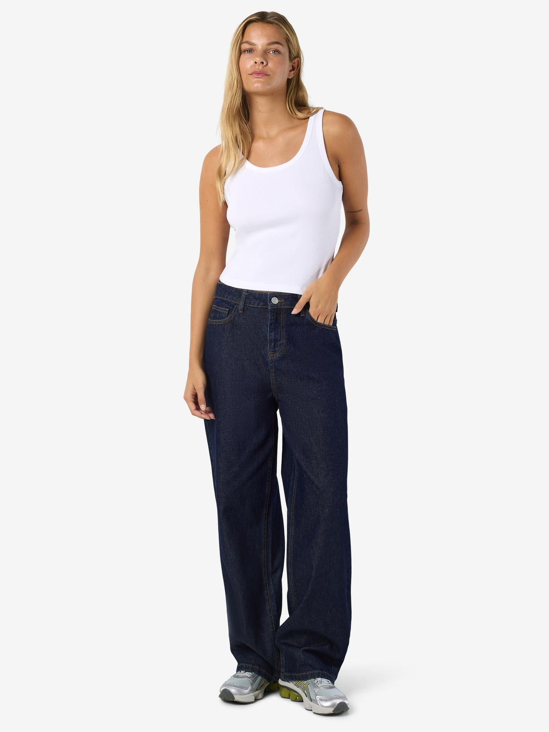 NOISY MAY ALEXA MW LOOSE JEANS AZ386DB NOOS