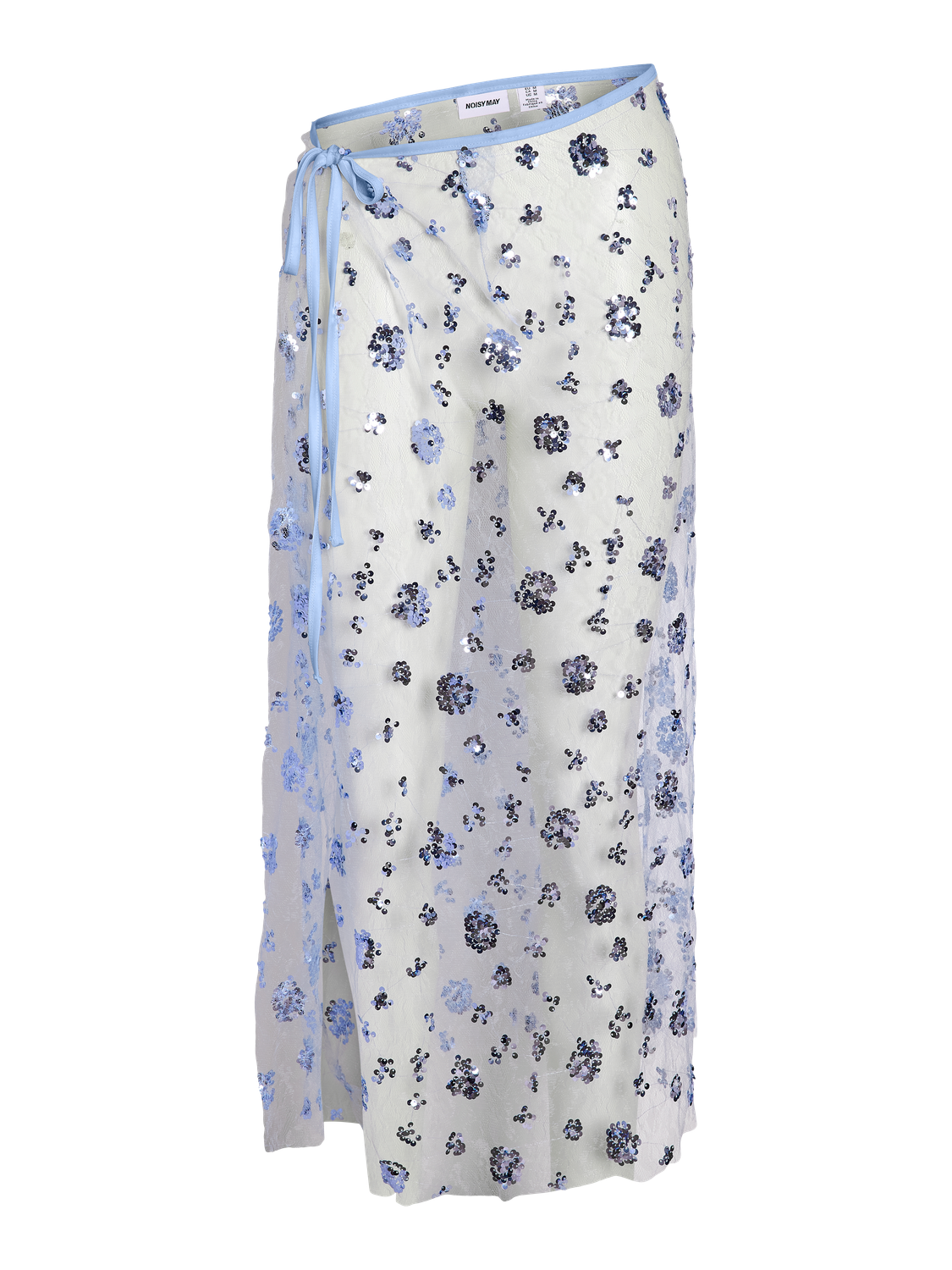 NOISY MAY ZIGGA WRAP SEQUINS SKIRT