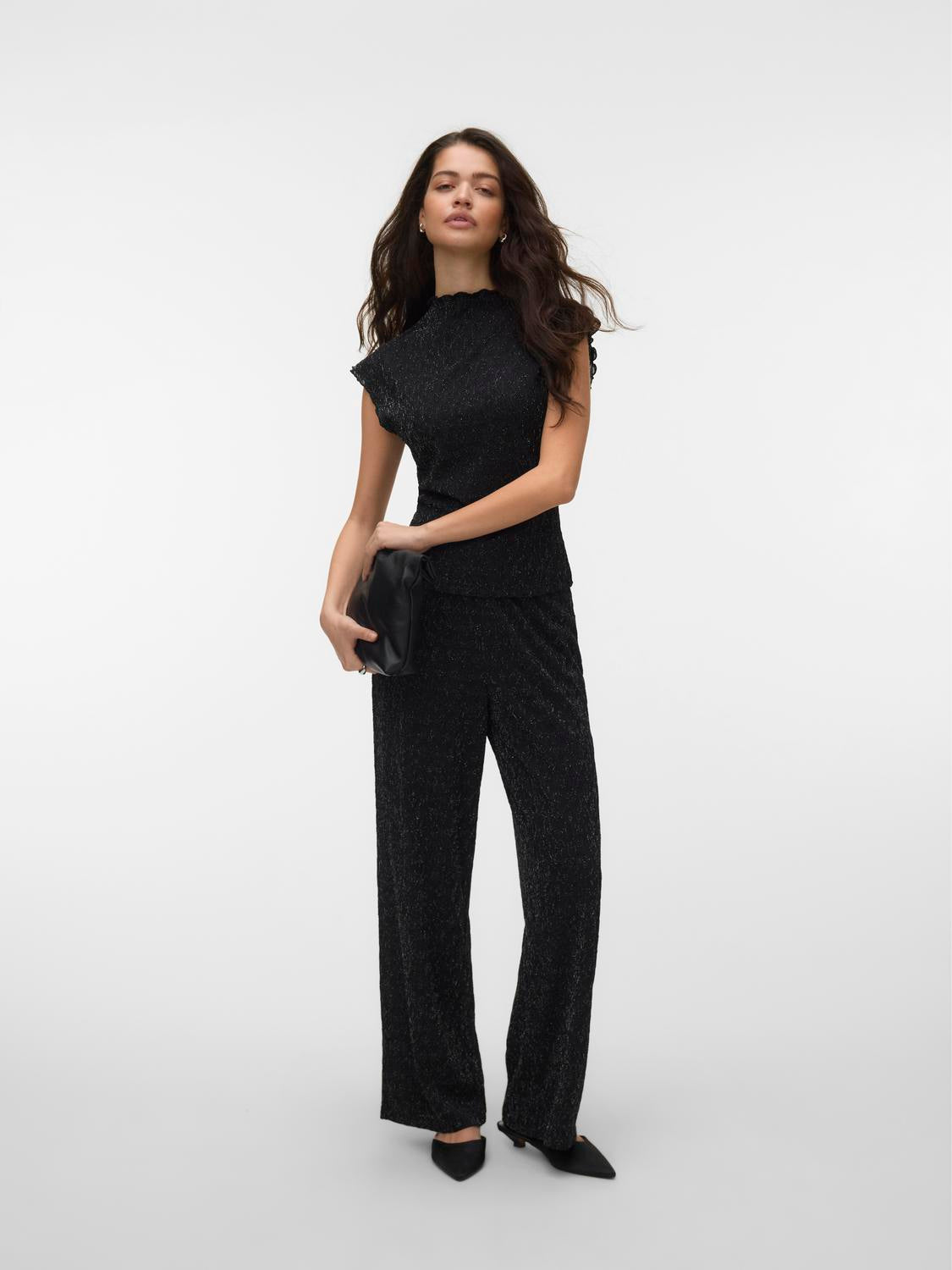 VERO MODA KALI CS MOCK NECK TOP LX JRS
