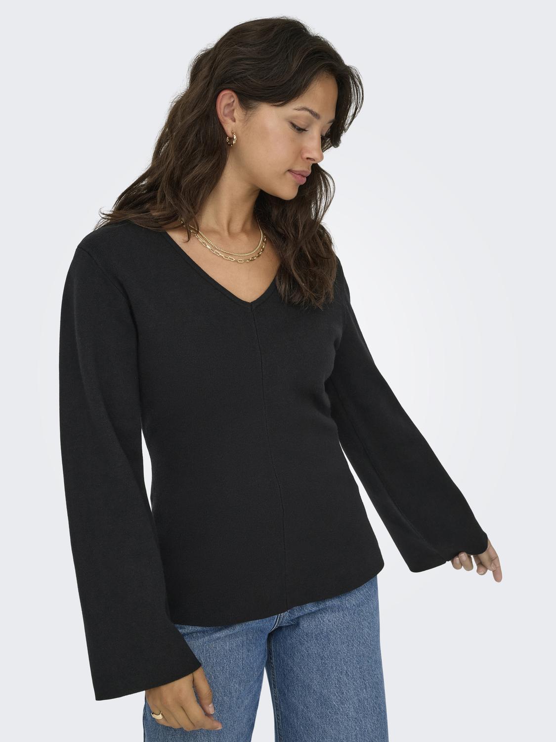 ONLY VIOLA LS FIT V-NECK