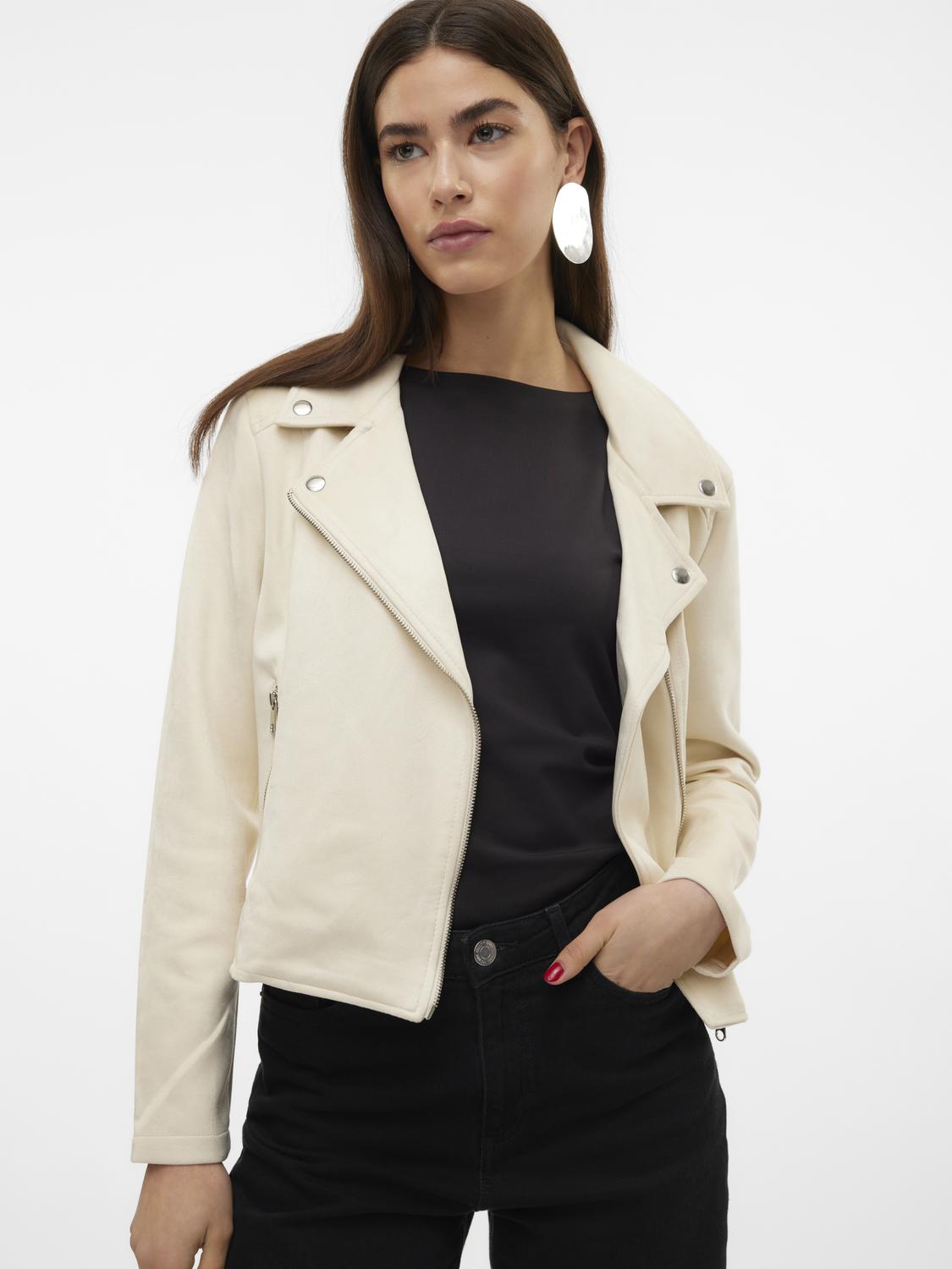 VERO MODA JOSE SHORT FAUX SUEDE JACKET