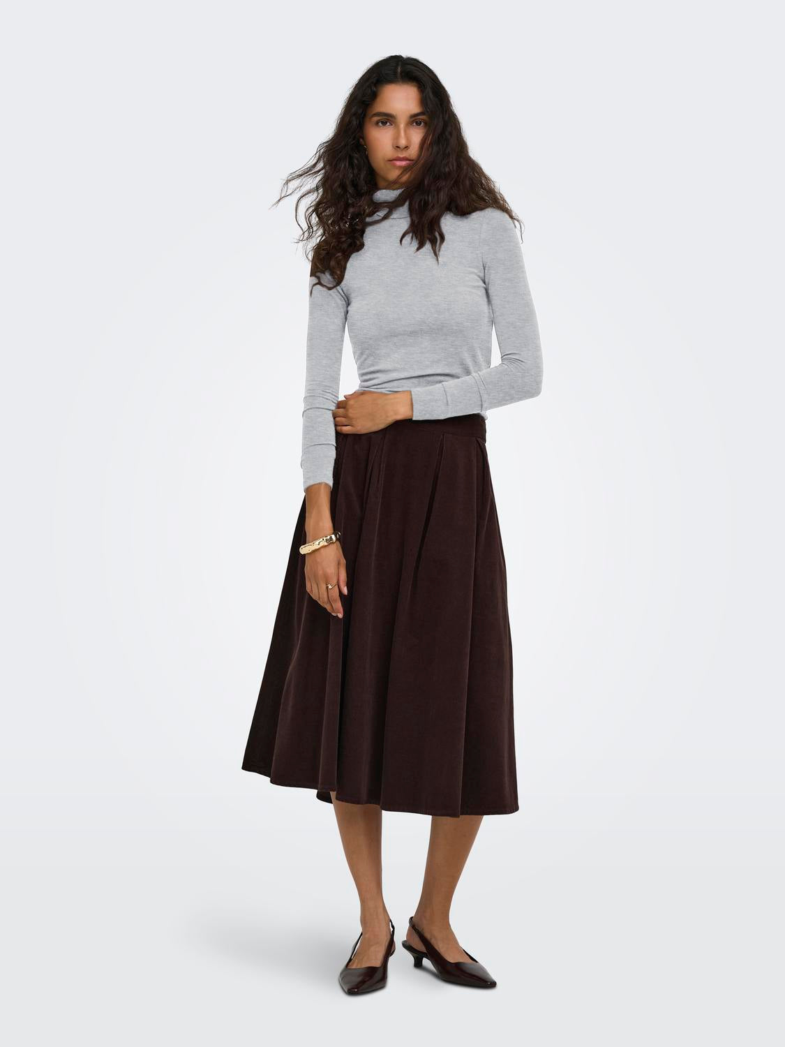 ONLY GLAMOUR L/S ROLL-NECK TOP JRS NOOS
