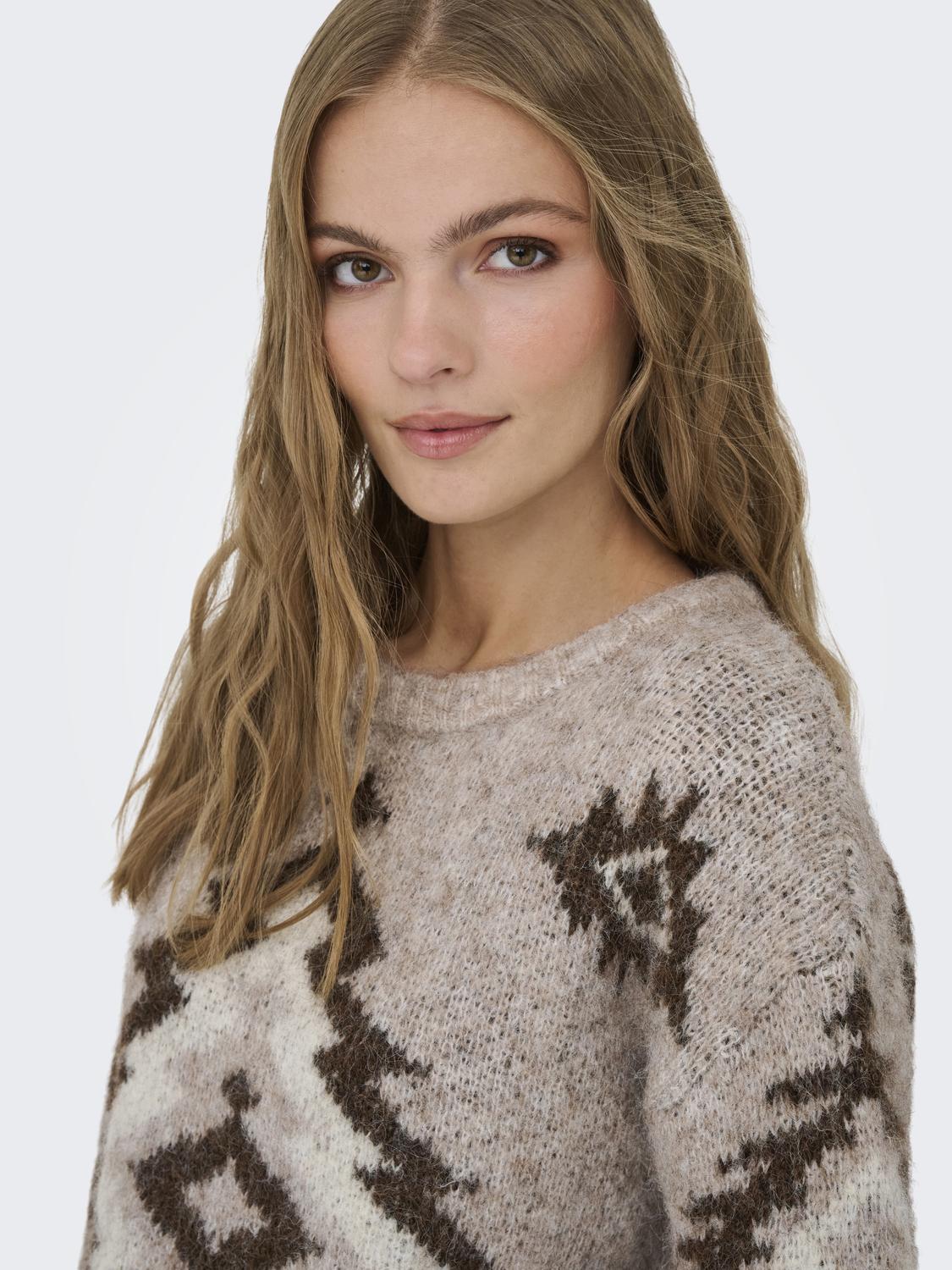 ONLY LAZU LS JQ O-NECK CC KNT