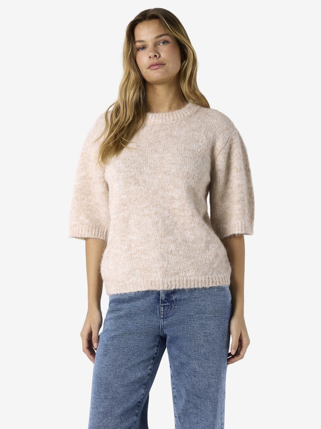 NOISY MAY SUTTON S/S O-NECK KNIT NOOS