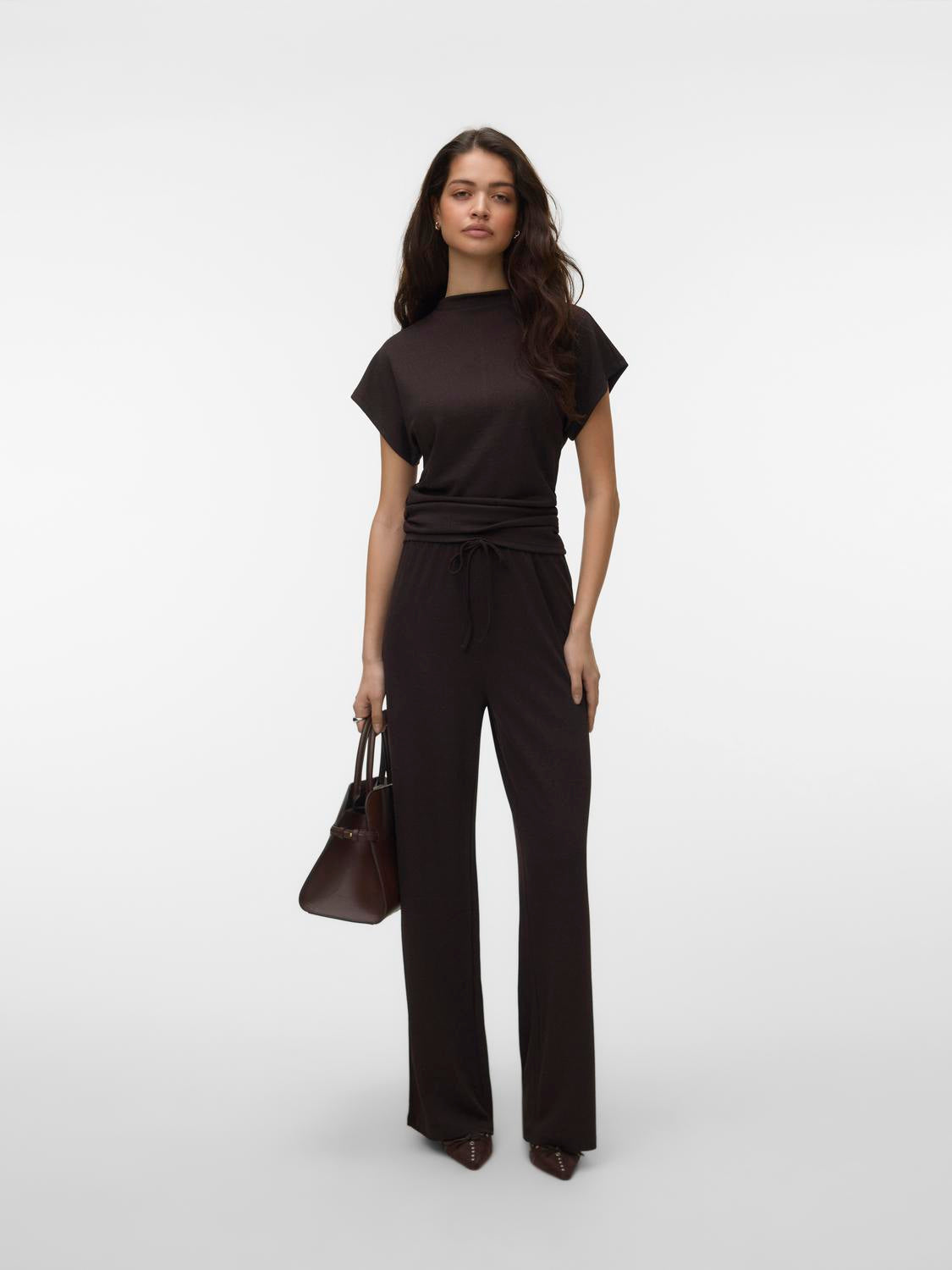 VERO MODA KANVA HW WIDE PANTS LX JRS