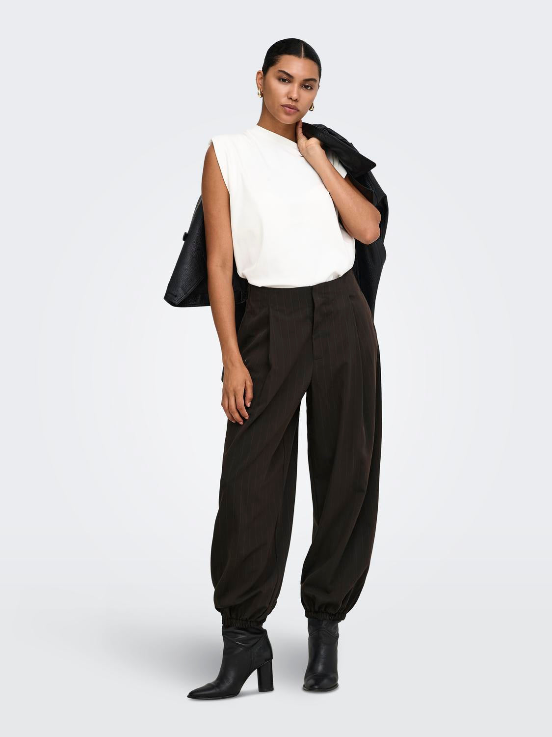 ONLY RUMBA-ALDEN MW PINST BALLOON PANT TLR