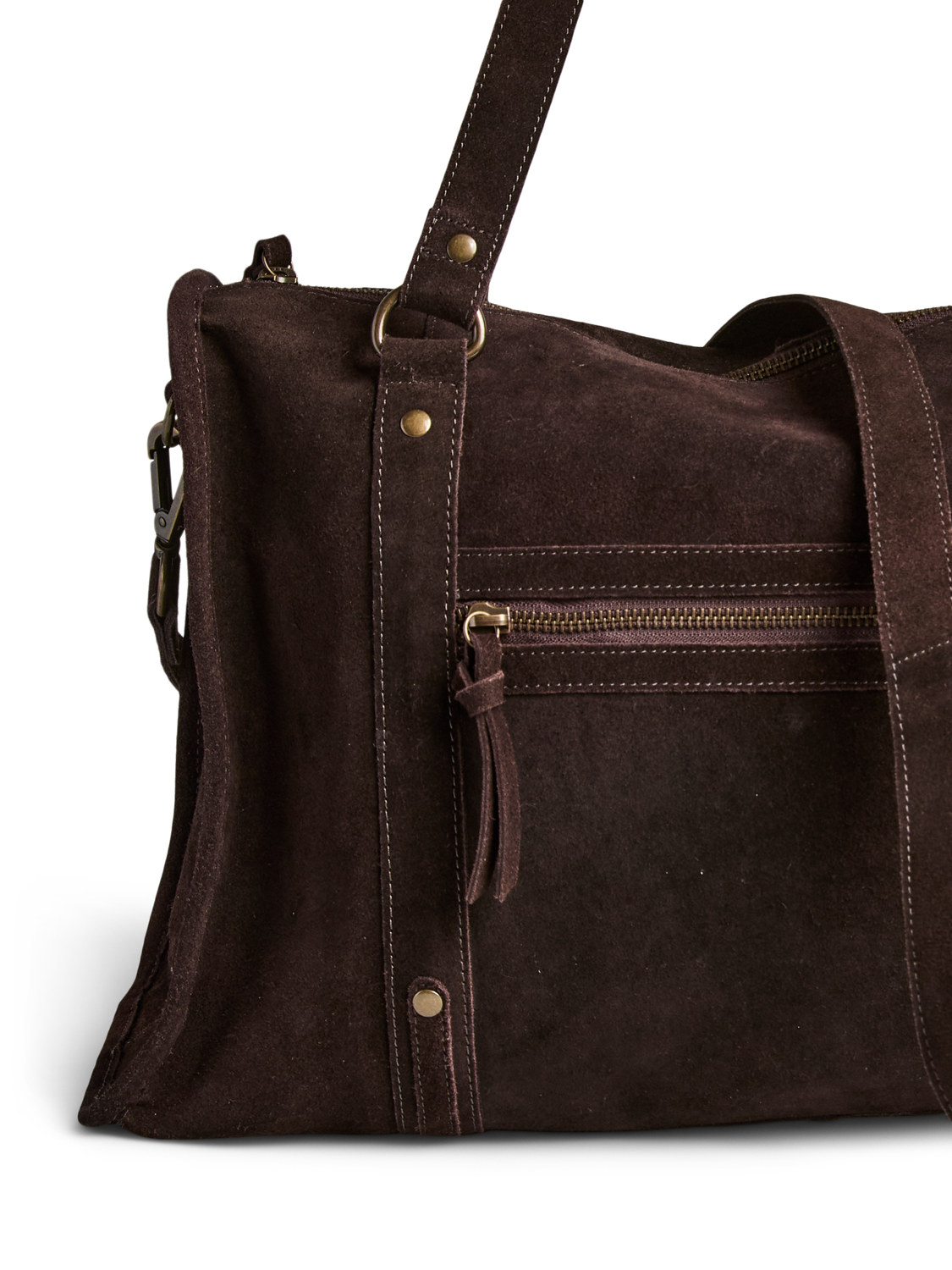 PIECES LULA SUEDE SHOPPER