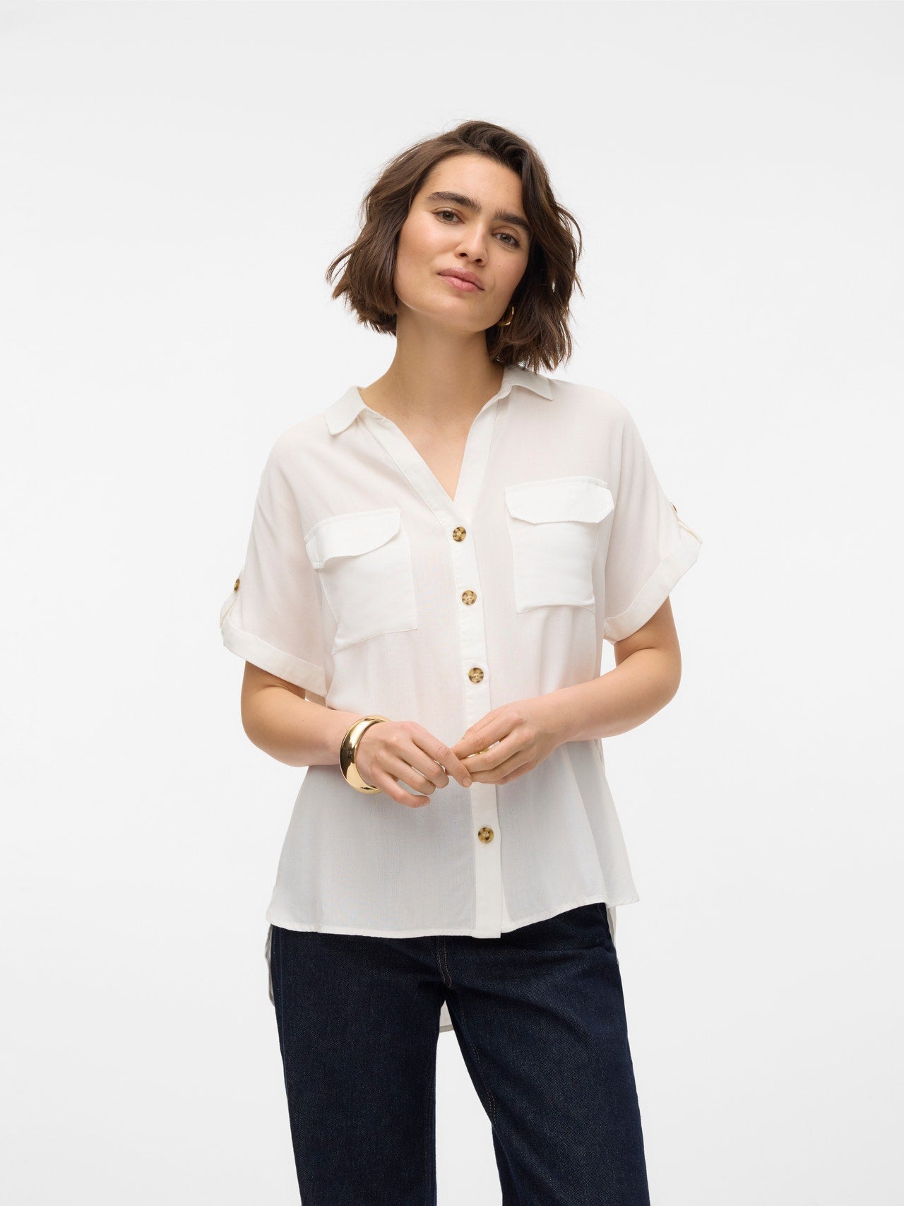 VERO MODA BUMPY S/S SHIRT