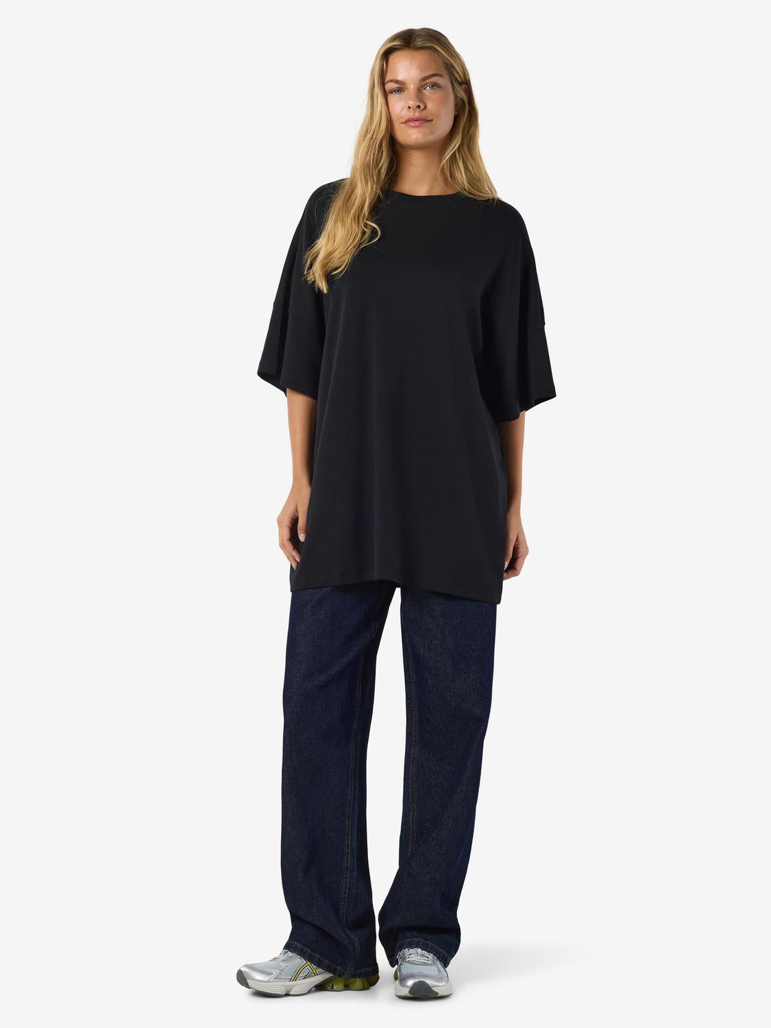 NOISY MAY MOCCA 2/4 BOXY TEE DRESS