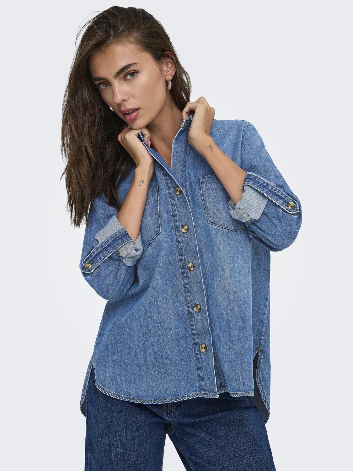 ONLY YASMIN SHIRT L/S DNM