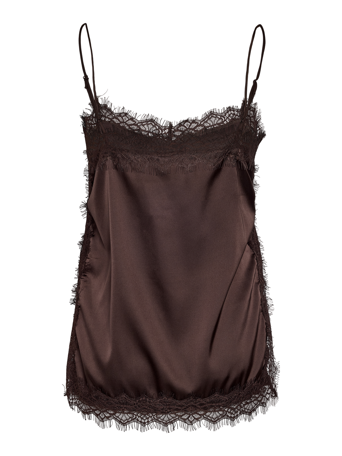 NOISY MAY LOUISE SL STRAP LACE TOP WVN