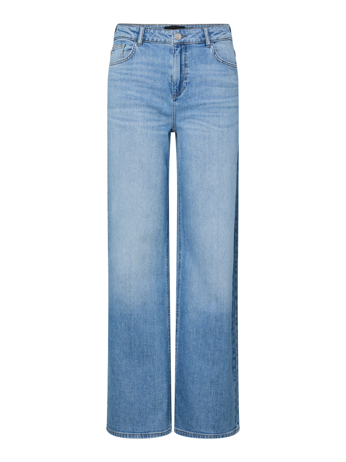 PIECES SILKE MW WIDE JEANS
