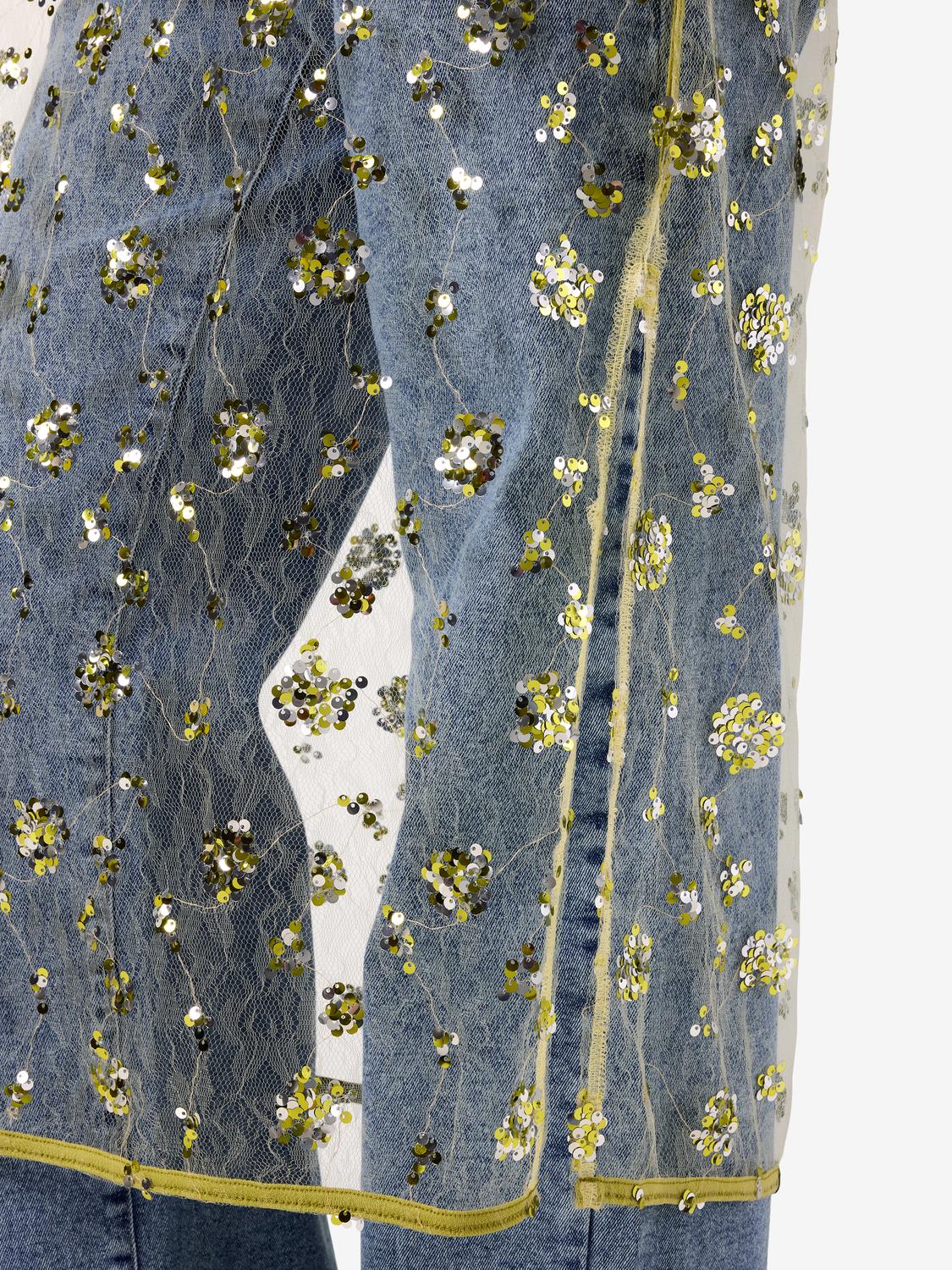 NOISY MAY ZIGGA S/L SEQUIN MESH DRESS