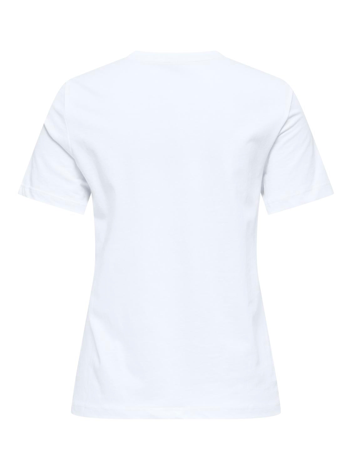 ONLY KETTY S/S O-NECK TOP - CHERRY