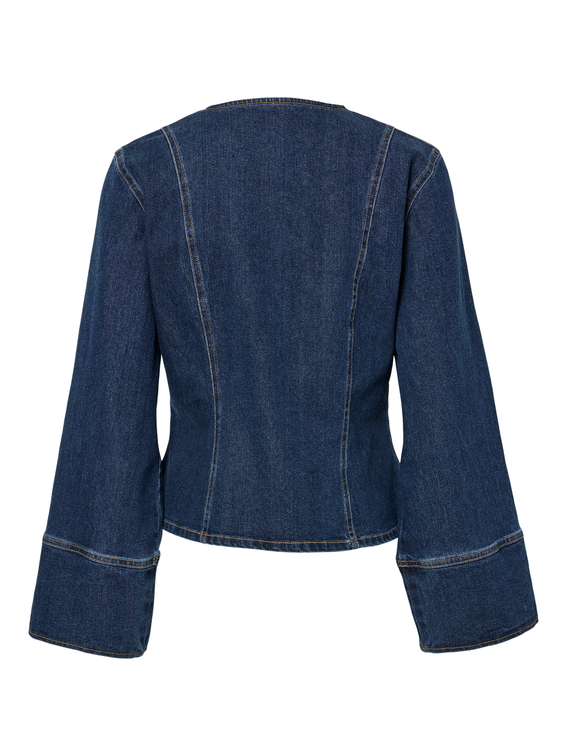 PIECES FLORA LS DENIM SHIRT